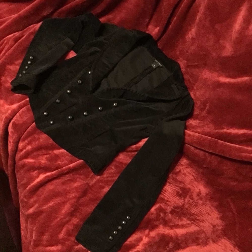 White House Black Market corduroy military style jacket, size 00